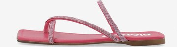 Bianco Mules 'SISSEL' in Pink: front