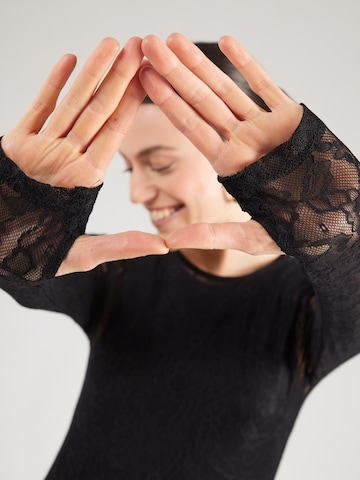 Gina Tricot Koszula body w kolorze czarny