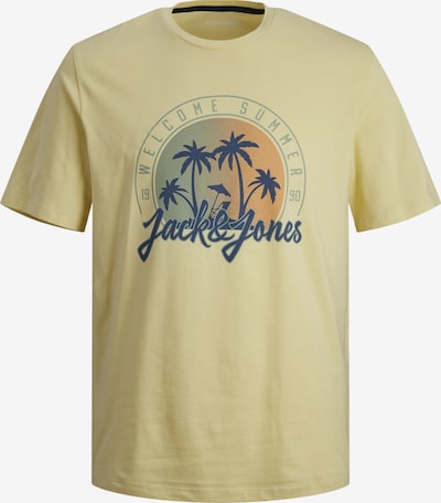 JACK & JONES Paita 'SUMMER VIBE' värissä sininen / vaaleankeltainen / oranssi, Tuotenäkymä