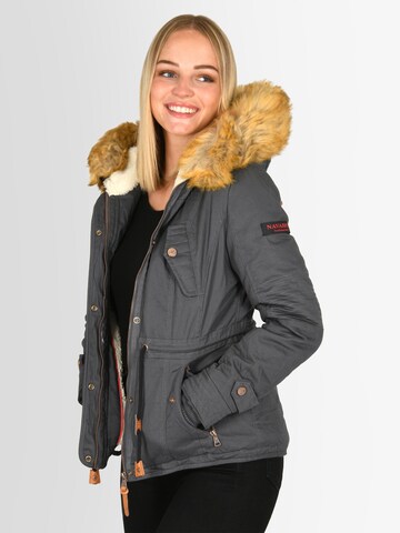 NAVAHOO Winterparka 'Pearl' in Grijs