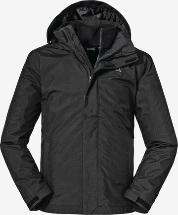 Schöffel Outdoor jacket in Black: front