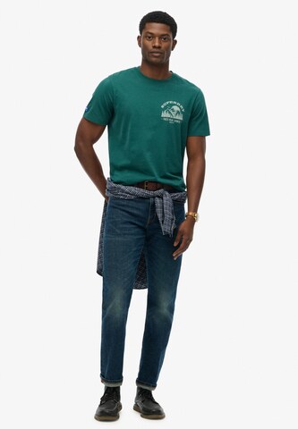 Superdry & Co Shirt 'Lo-Fi Outdoors' in Groen