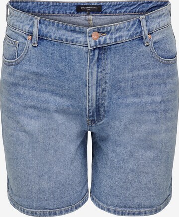 ONLY Carmakoma Regular Jeans 'Hine' i blå: forside