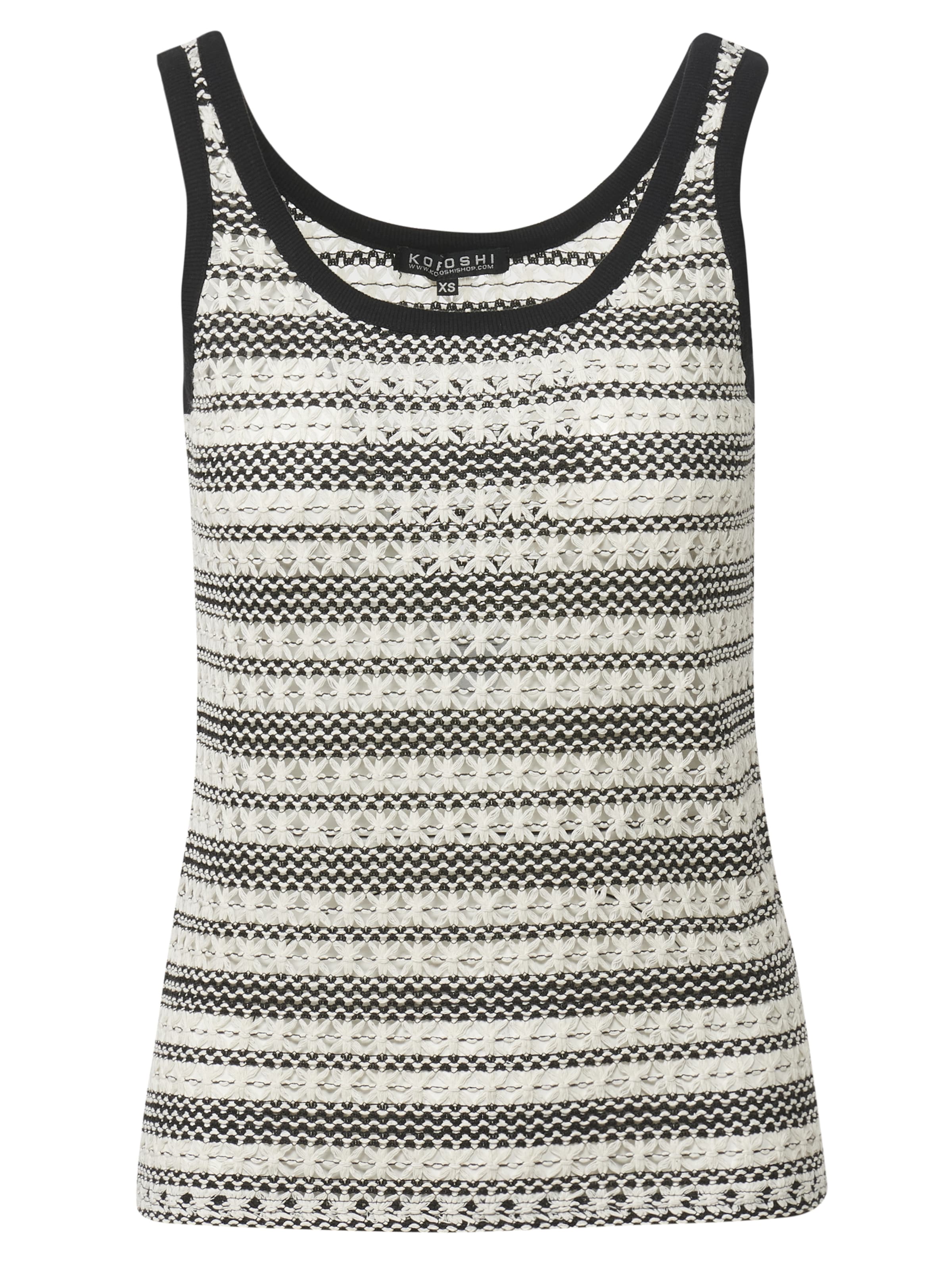 KOROSHI Top - fehér: elől