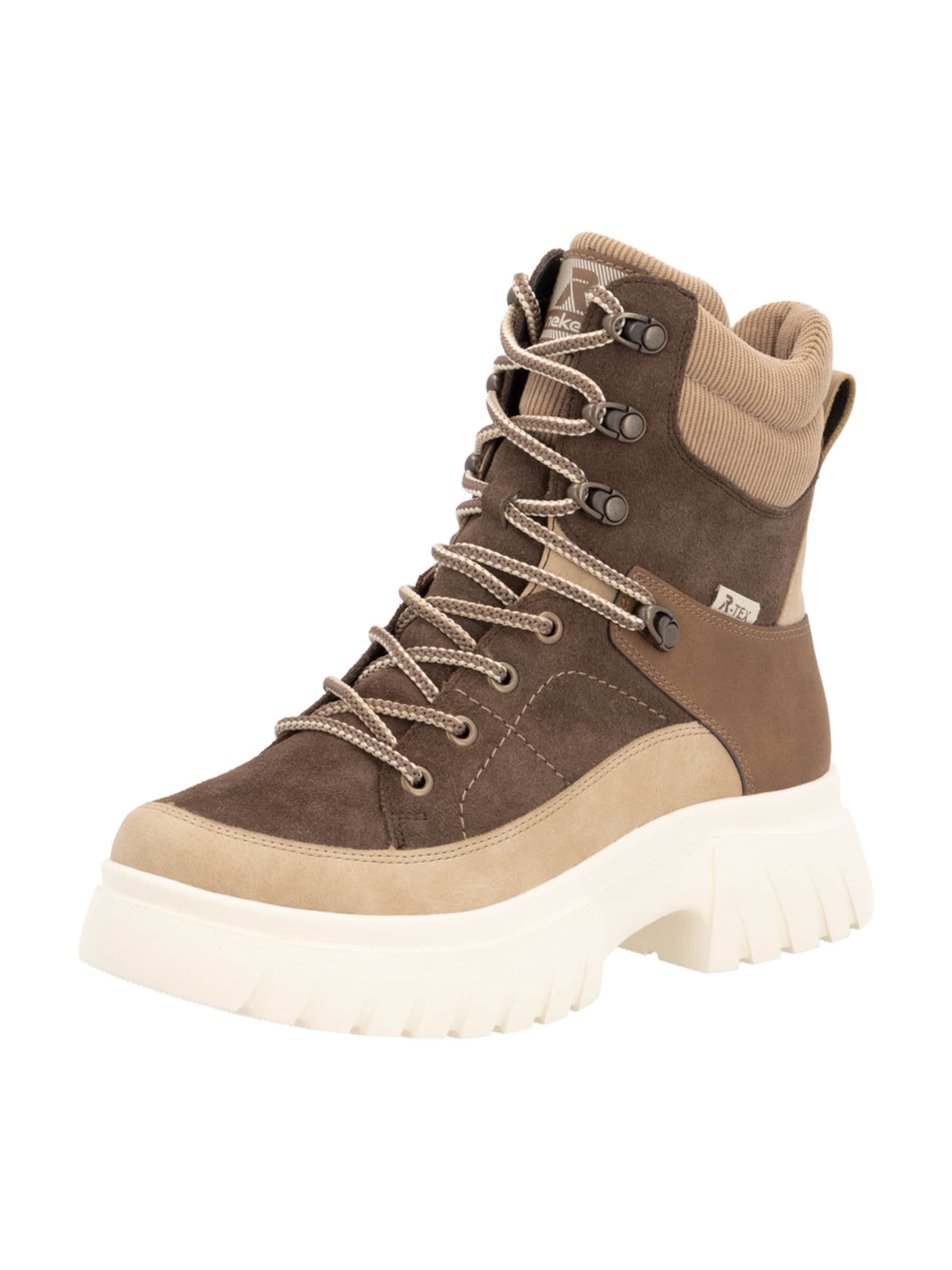 Rieker Sport Μποτάκι με κορδόνια σε καφέ: μπροστά