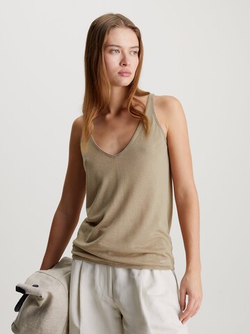 Calvin Klein Top 'Cami' in Beige