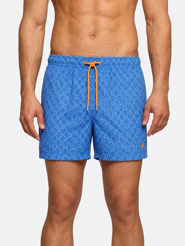 Pantaloncini da bagno 'DELFINI' di Gallo in blu: frontale