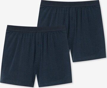 SCHIESSER Boxershorts ' Comfort Fit ' in Blauw: voorkant