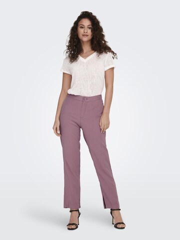 Regular Pantalon ONLY en rose