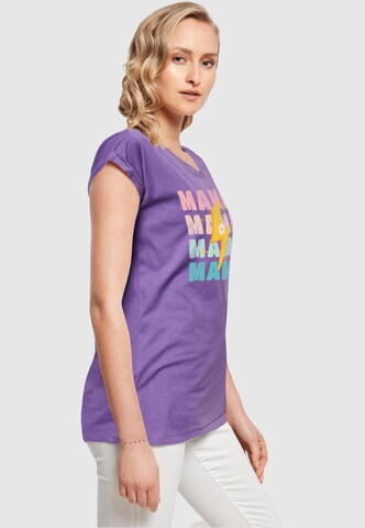 Maglietta 'Mothers Day - Mama' di Merchcode in lilla