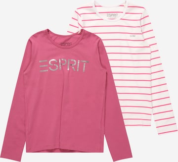 ESPRIT T-shirt i rosa: framsida