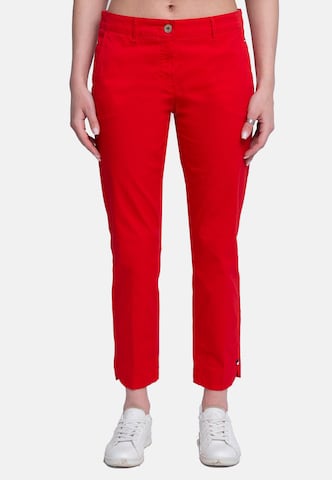 ppep. Regular Chino in Rood: voorkant