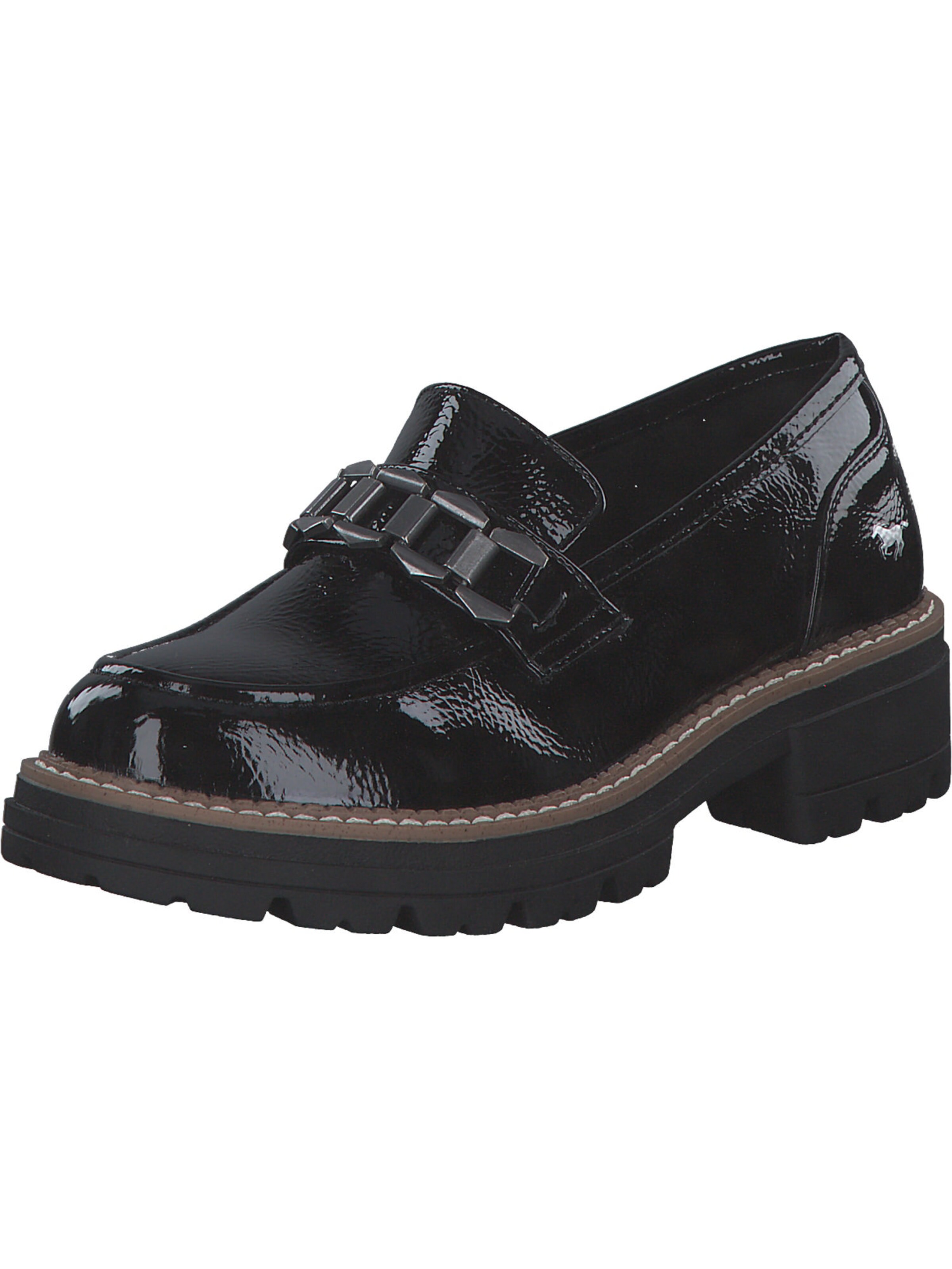 MUSTANG Mokassin '1437401-902' in Schwarz: Vorderseite