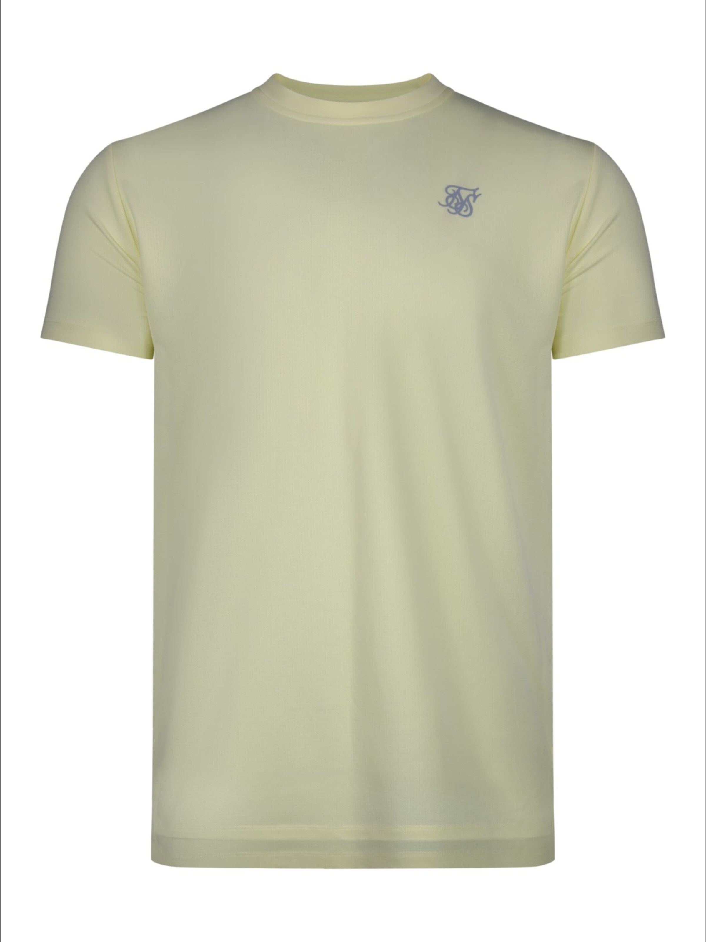 T-Shirt SikSilk en jaune : devant