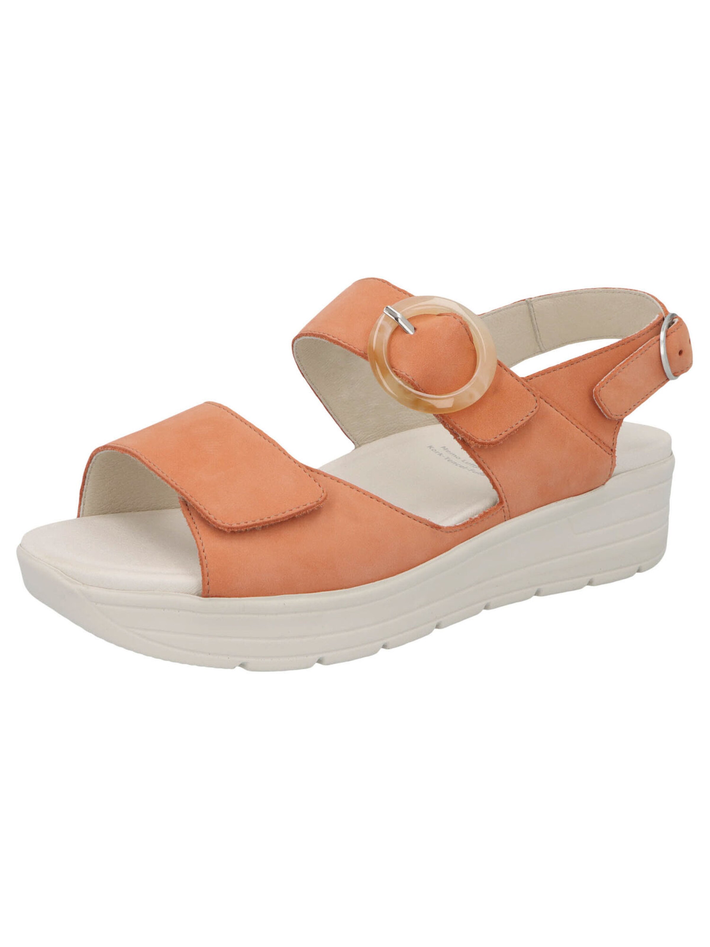 SOLIDUS Sandale 'Greta' in Orange: Vorderseite