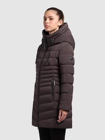 khujo Wintermantel 'Lava' in Lila