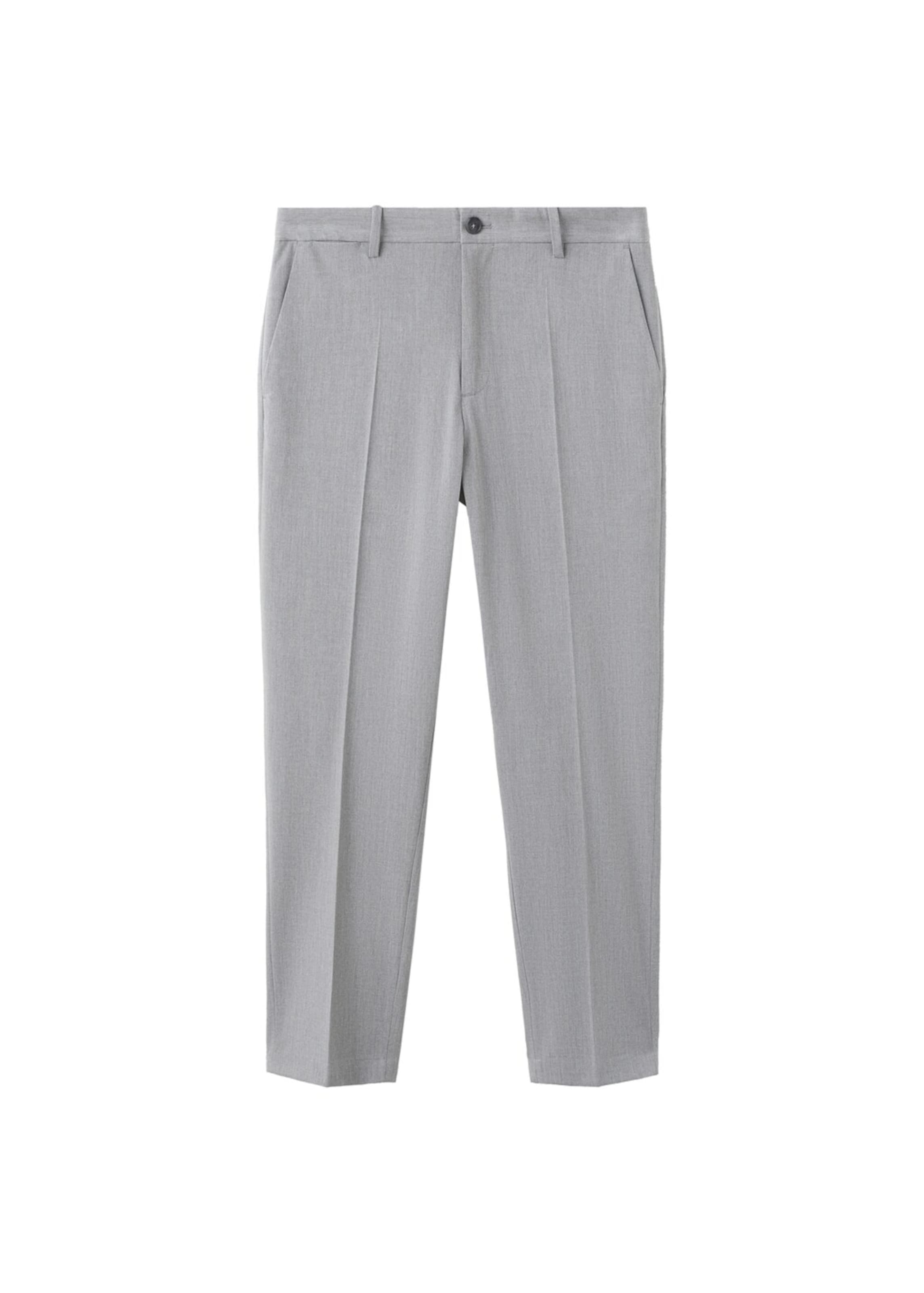 MANGO MAN Slimfit Hose 'Bologna' in Grau: Vorderseite