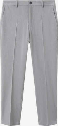 MANGO MAN Pleated Pants 'Bologna' in Grey: front