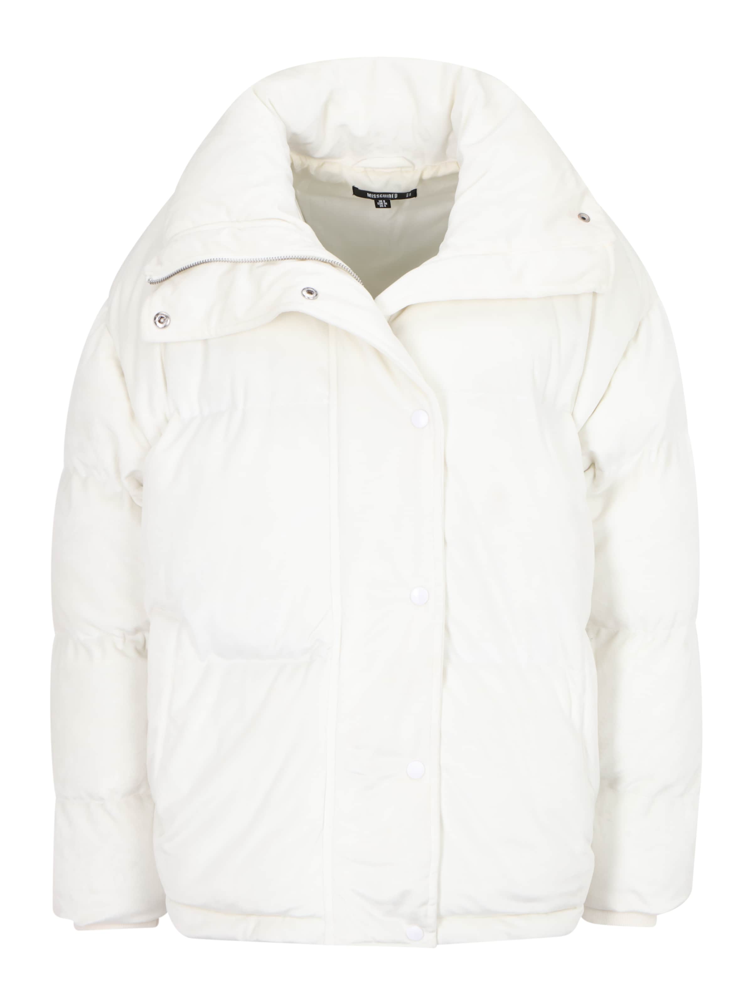 Missguided Between-season jacket in White: front