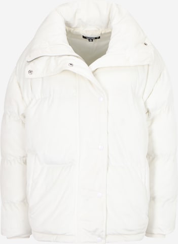 Missguided Prehodna jakna | bela barva: sprednja stran