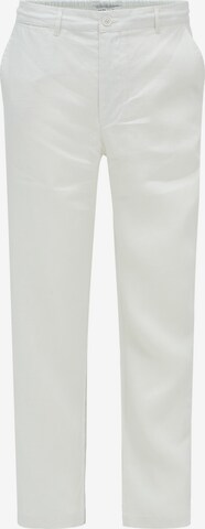 Pantalon chino Salsa Jeans en blanc : devant