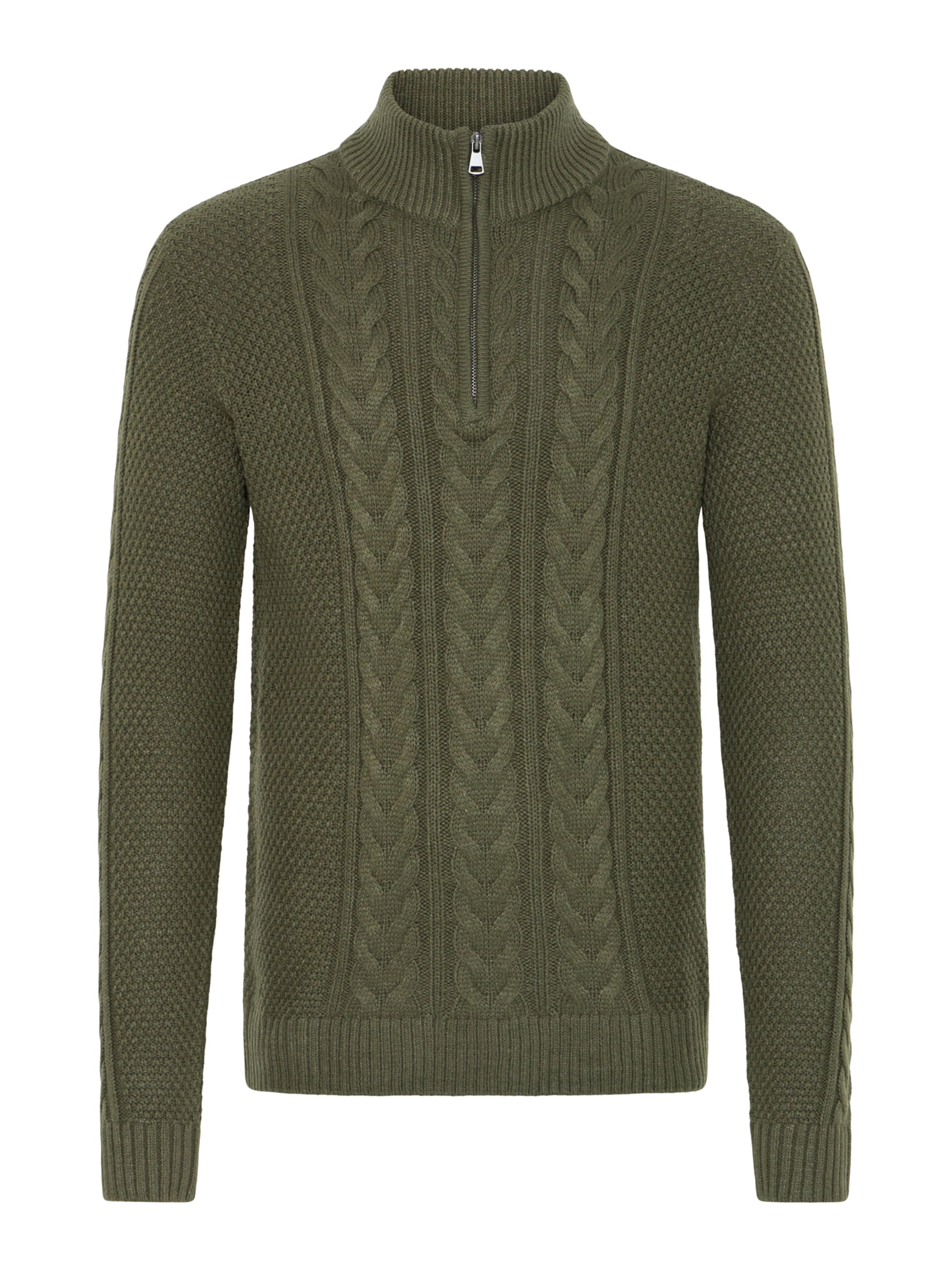 BLEND Sweater 'BHBASIM' in Green: front