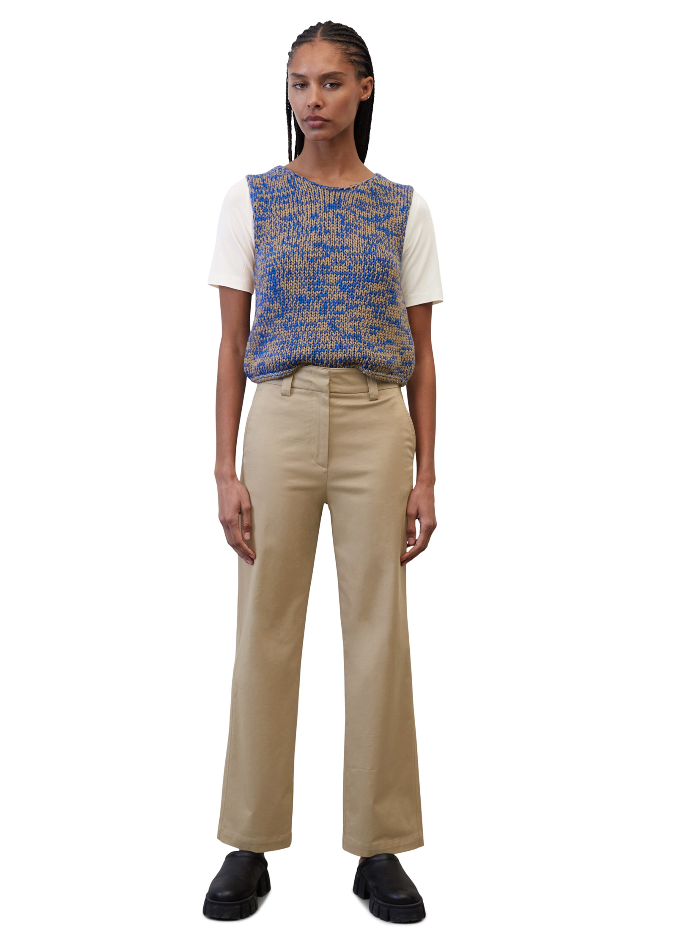 Marc O'Polo Regular Broek in Bruin