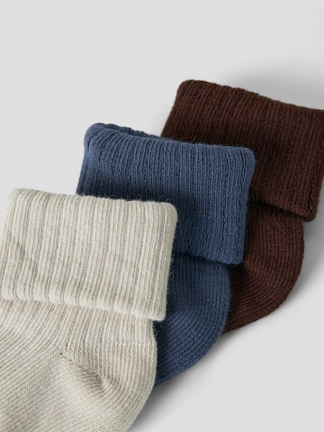 NAME IT Socken 'NBMNOBBU' in Beige