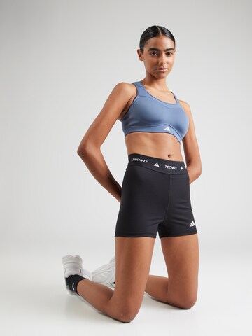 Skinny Pantalon de sport ADIDAS PERFORMANCE en noir