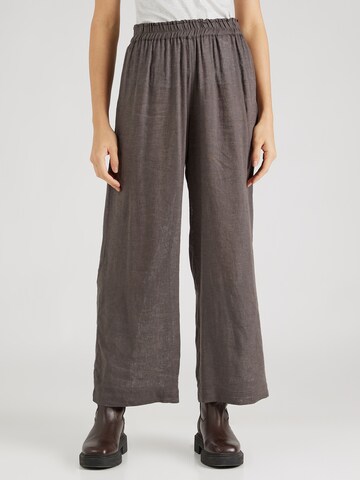 ONLY Wide leg Broek 'TOKYO' in Grijs: voorkant