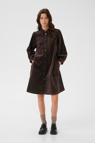 Part Two Shirt dress 'Eleina' in Brown