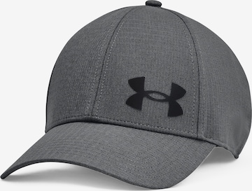 UNDER ARMOUR Athletic Hat in Grey: front