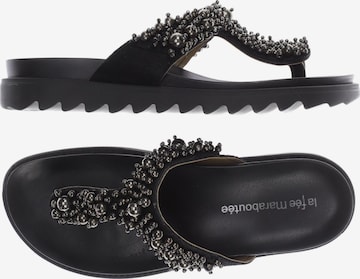 La Fée Maraboutée Sandals & High-Heeled Sandals in 39 in Black: front