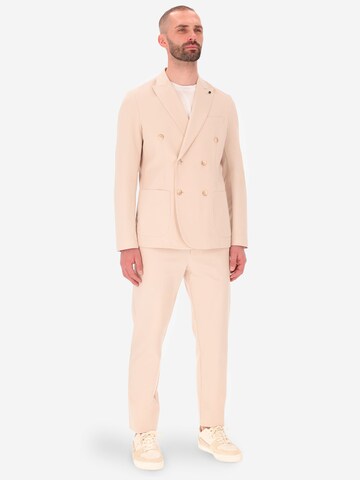 Distretto12 Regular fit Colbert 'D.B Milano' in Beige