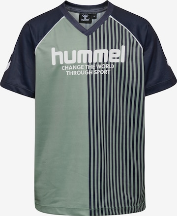 T-Shirt Hummel en vert : devant