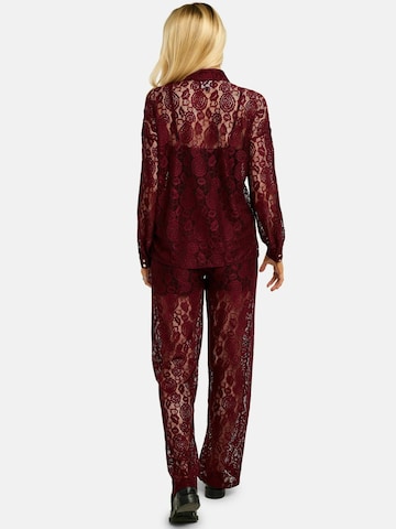 Liberte Essentiel Regular Trousers ' LACY ' in Red