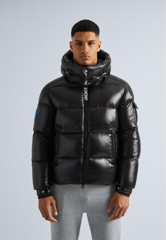 Giacca invernale 'Ez Slick Racer' di JACK1T in nero: frontale