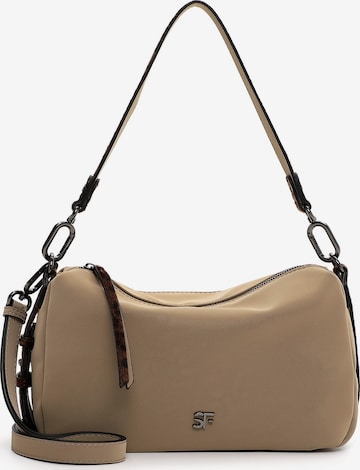 Suri Frey Schoudertas 'Sammy' in Bruin: voorkant