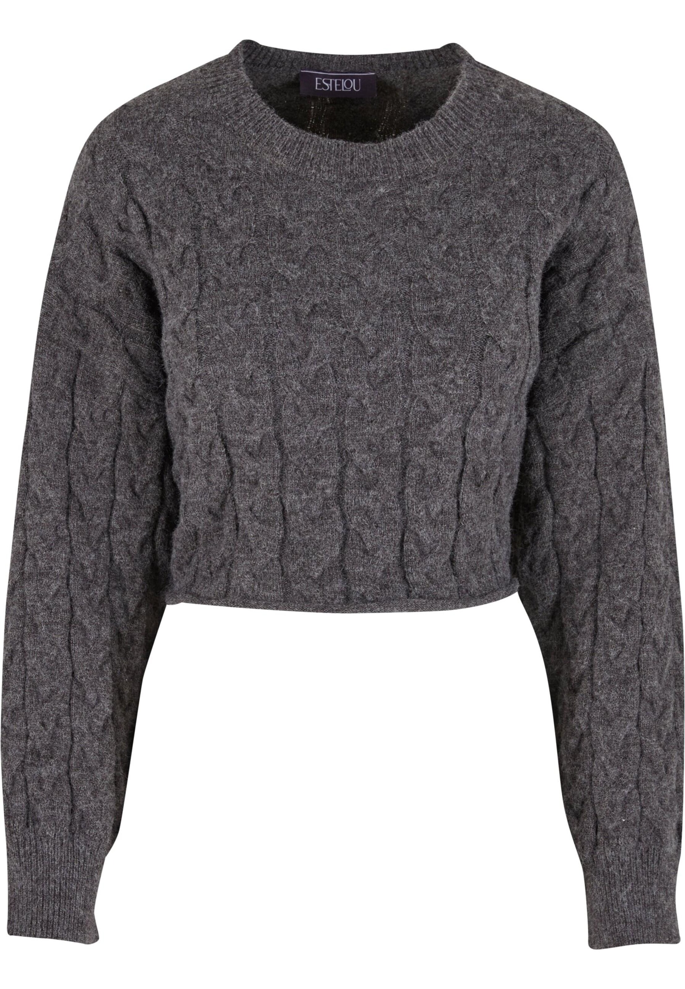 Pull-over Urban Classics en gris : devant