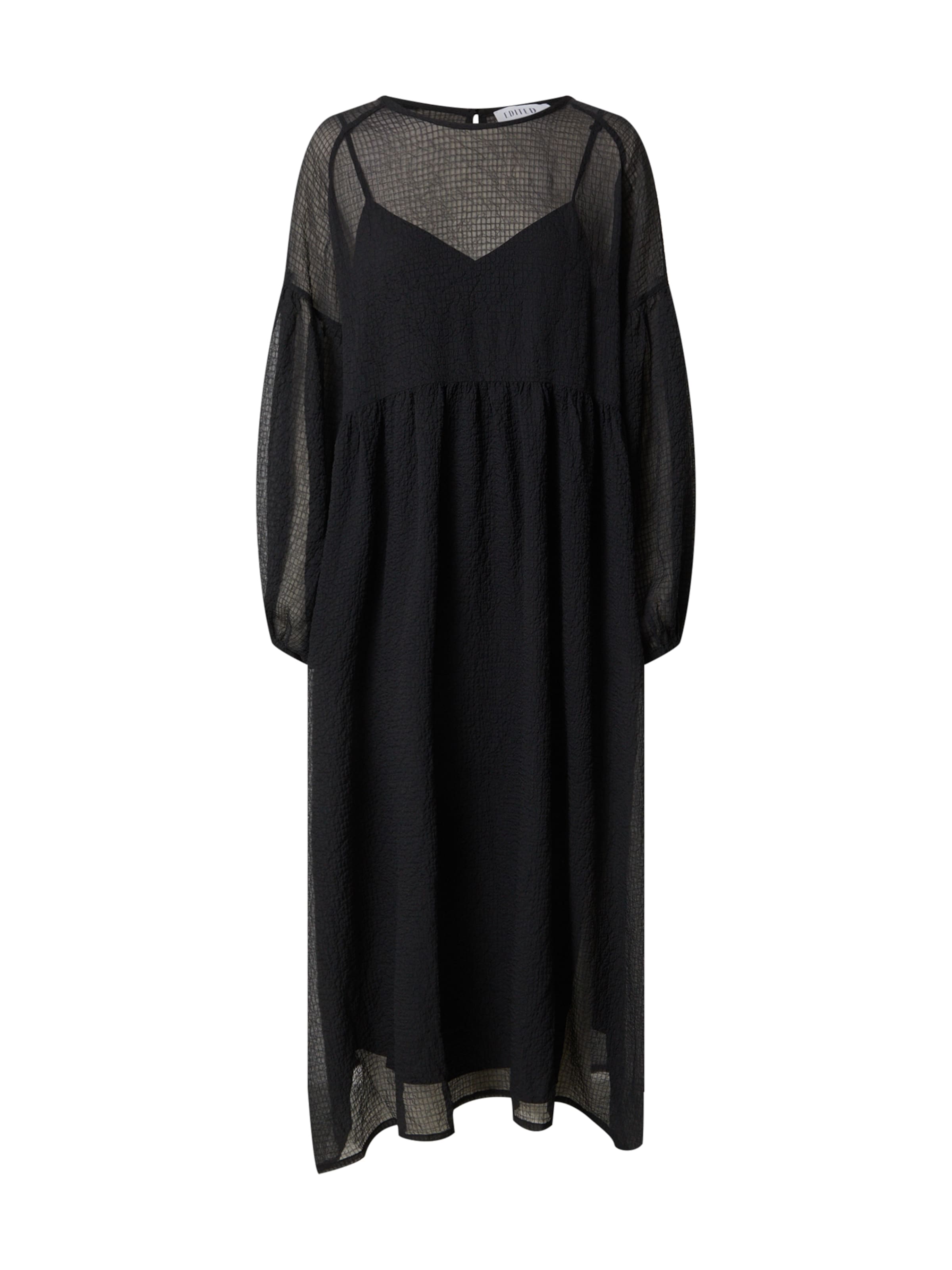EDITEDHaljina 'Marcia' - crna boja: prednji dio