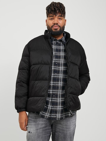 Veste d’hiver 'TOBY' Jack & Jones Plus en noir : devant