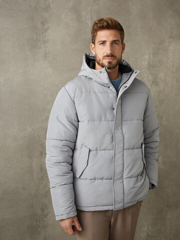 ABOUT YOU x Kevin Trapp Winter jacket 'Albert' in Grey: front