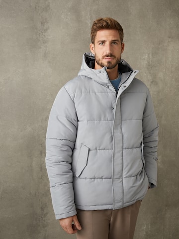 ABOUT YOU x Kevin Trapp Winter jacket 'Albert' in Grey: front