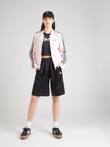 ADIDAS ORIGINALS Кофта на молнии в Ярко-розовый