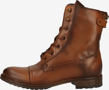 Bottines à lacets MUSTANG en marron