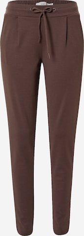 ICHI Pants 'KATE' in Brown: front