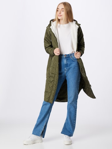 Freequent Between-Seasons Coat 'TULLA' in Green