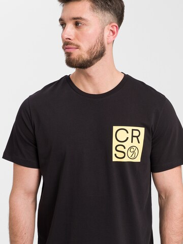 Cross Jeans T-Shirt in Schwarz