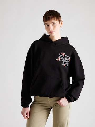 NU-IN Sweatshirt in Zwart: voorkant