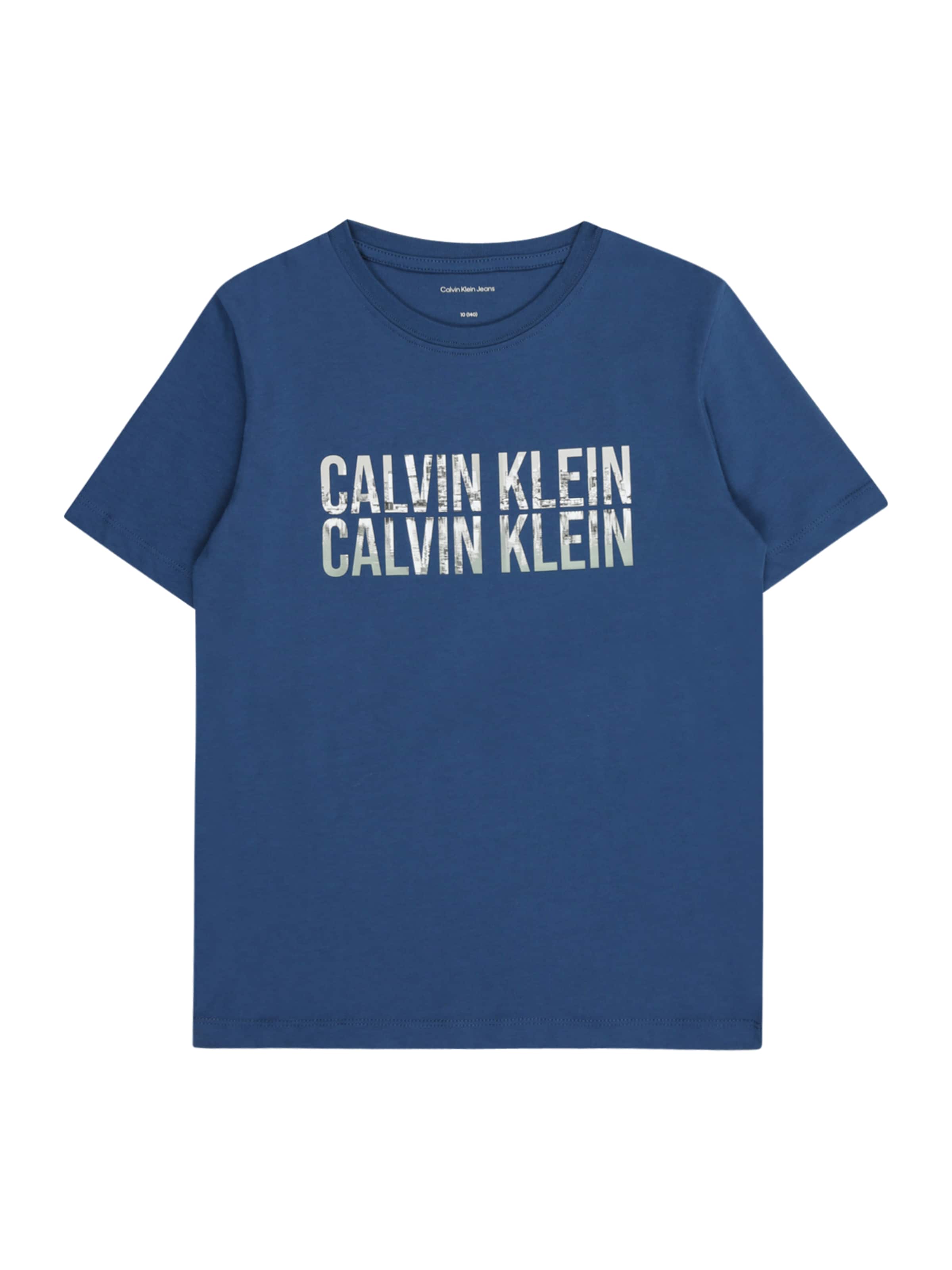 Calvin Klein Jeans Majica | modra barva: sprednja stran